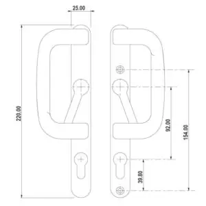 Timber Sliding Door Handles